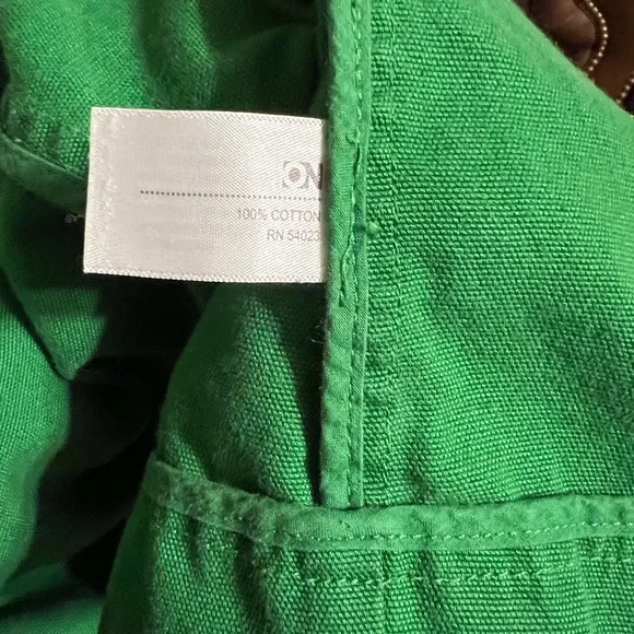 S Kelly Green Old Navy Large Button Canvas Pea Coat Jacket - Picture 12 of 13